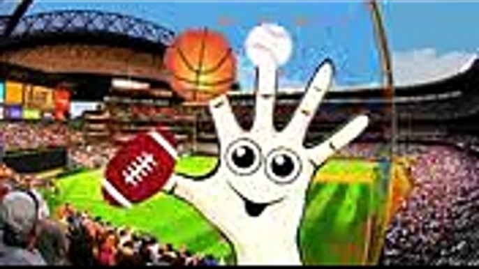 SPORTS BALLS Finger Family  Songs For Kids  Surprise Eggs Animation for Children  Nursery Rhymes