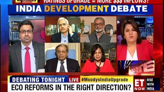 India Development Debate | India's first Moody's Upgrade | Best of India Inc and Policy Makers