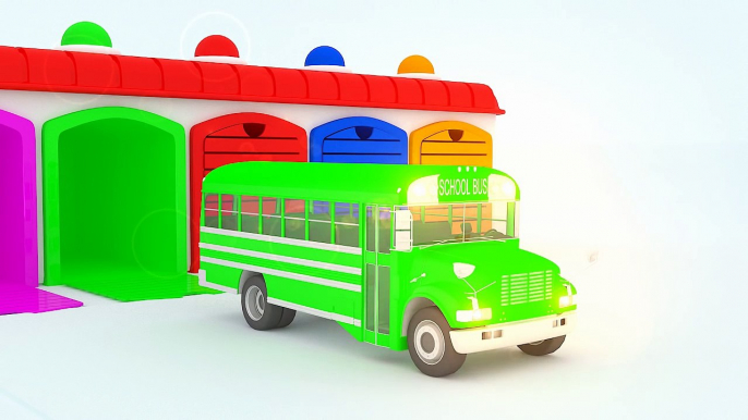 Colors for Children to Learn 3D with Vehicles - Colours for Kids, Toddlers - Learning Videos 3D