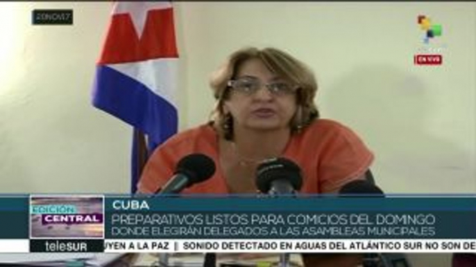 Preparativos listos para comicios del domingo en Cuba