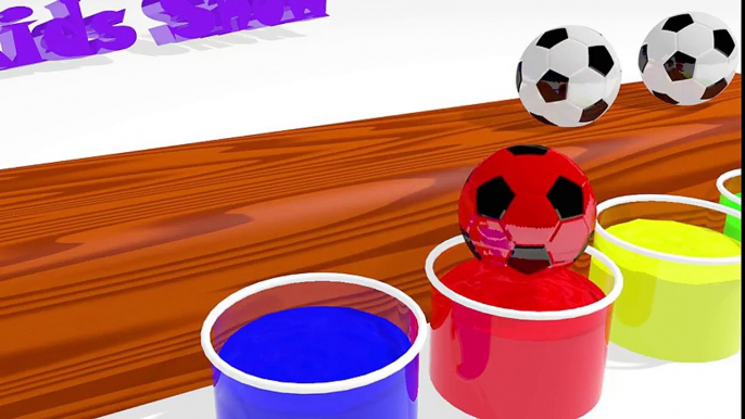 ✿ Learn Colors With Soccer Balls for Kids - Color for Children & Toddlers to Learn with Balls