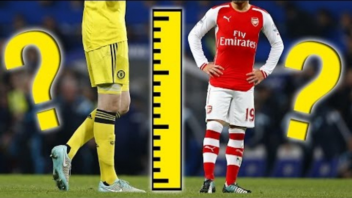 The Tallest and Shortest Footballers In The Premier League