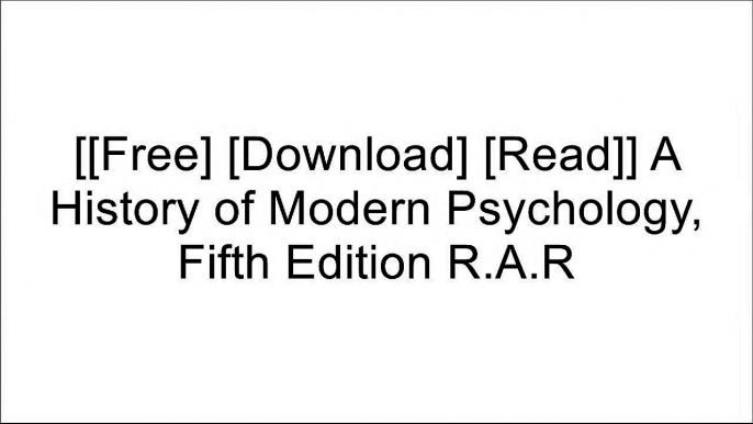 [b4Xq1.[F.r.e.e] [D.o.w.n.l.o.a.d]] A History of Modern Psychology, Fifth Edition by C. James Goodwin PDF