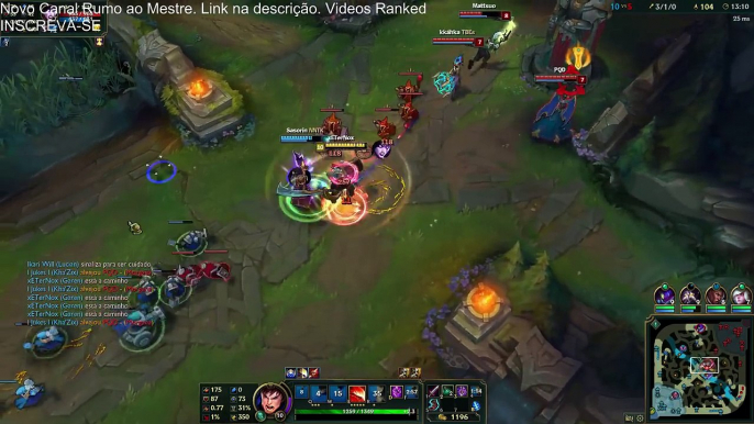 17/4 - GAREN LETALIDADE E CRITICO GAMEPLAY - League of Legends - Eterno lol