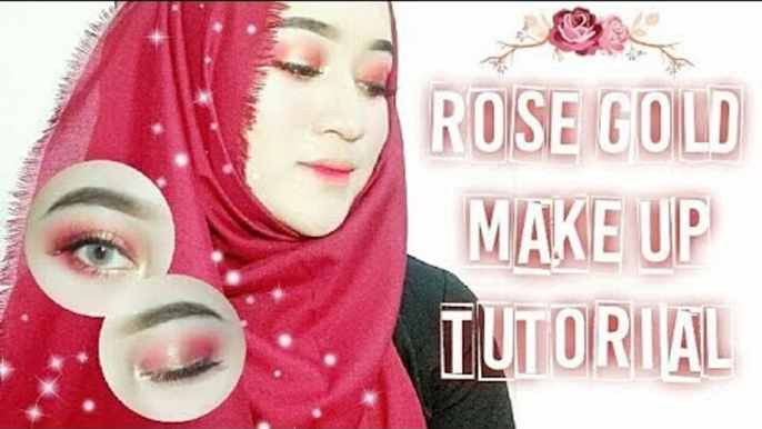 Makeup Artist Creates Beautiful Rose-Gold Eye Shadow Tutorial