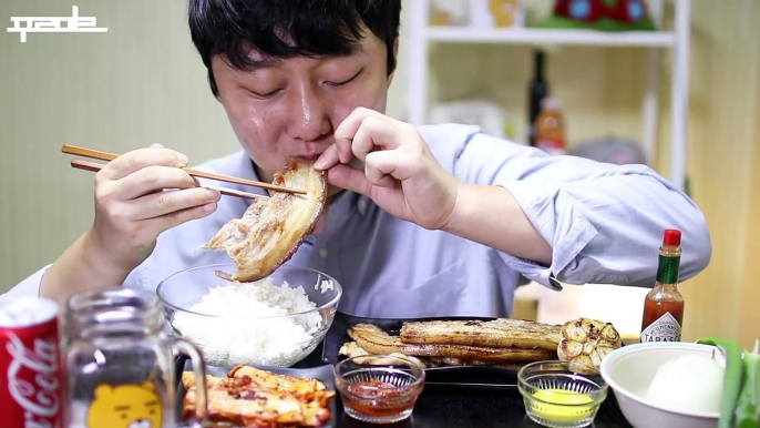 줄삼겹 먹방은 처음이지? 줄 삼겹살 먹방 리얼사운드 옥탑방미식가 #40화 Social Eating Show Mukbang^ㅡ^!