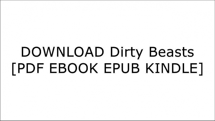 DOWNLOAD Dirty Beasts By Roald Dahl [PDF EBOOK EPUB KINDLE]