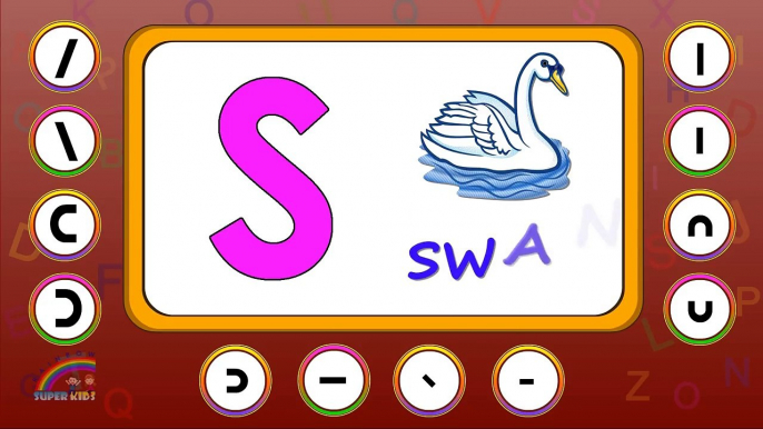 How to Write Alphabet Capital Letters, learn to write Alphabets, Alphabet A to Z Phonics,