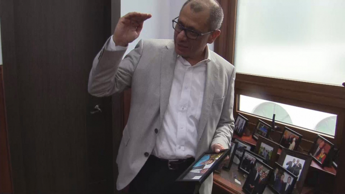 Correa visita al vicepresidente Jorge Glas en una audiencia por el caso Odebrecht