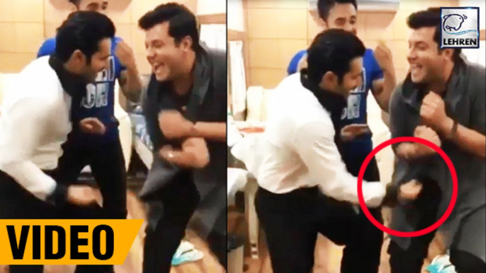 Varun Dhawan Punches On Varun Sharma's Private Part | Watch Video