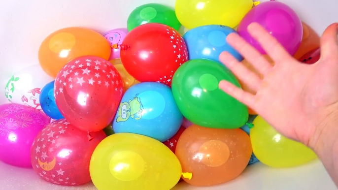 Fun Way to Learn Color for Toddlers Balloon Bath Learn Colors Finger Family Nursery Rhymes songs-Anig3m-1z3U