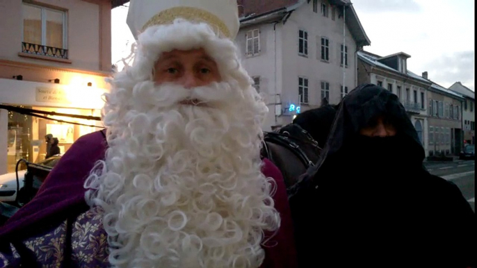 Saint-Dié : saint Nicolas et le Père Fouettard s'adressent aux lecteurs de Vosges Matin