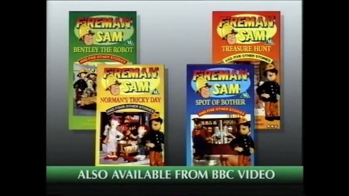 Start of Fireman Sam - Bentley the Robot VHS (Monday 5th September 1994)