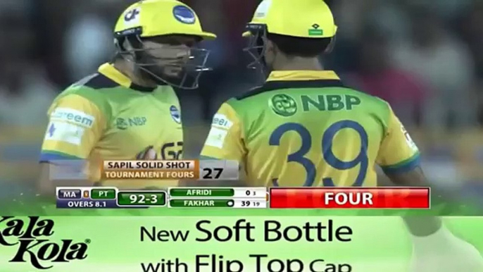 Shahid Afridi Excellent Batting in T10 League Cricket