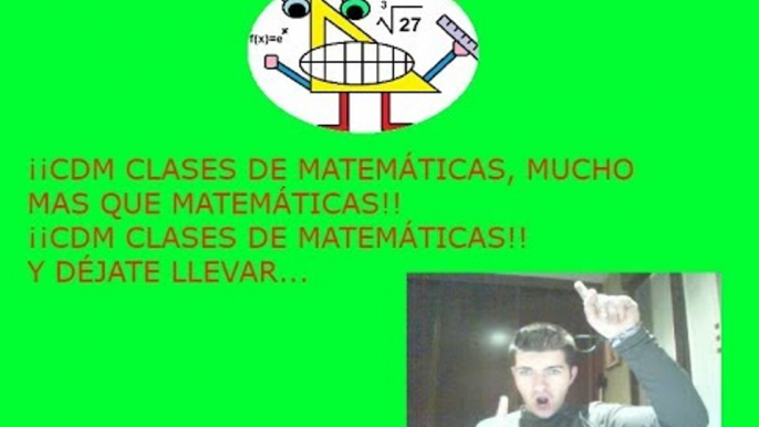 ¡¡CDM CLASES DE MATEMÁTICA, MUCHO MÁS QUE MATEMÁTICAS!!¡¡CDM CLASES DE MATEMATICAS!! Y DEJATE LLEVAR