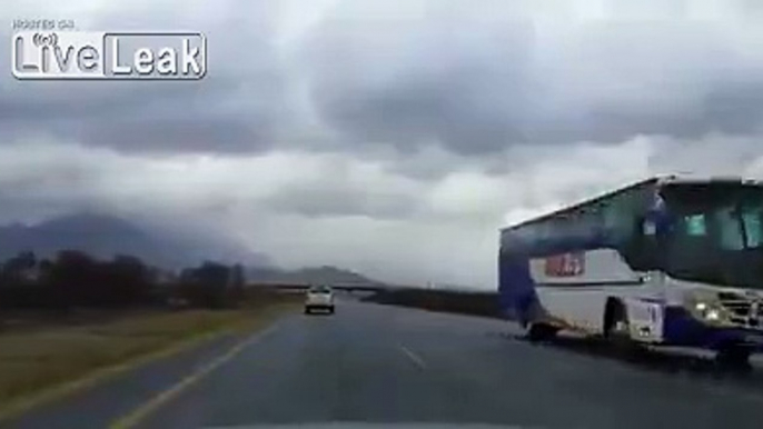 Lorry driver having a BAD day