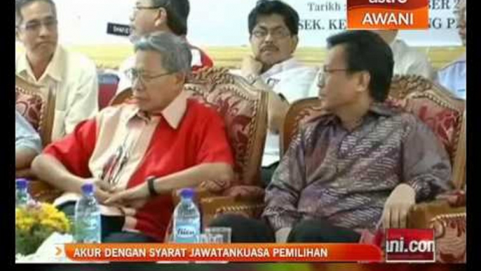 Akur dengan syarat jawatankuasa pemilihan