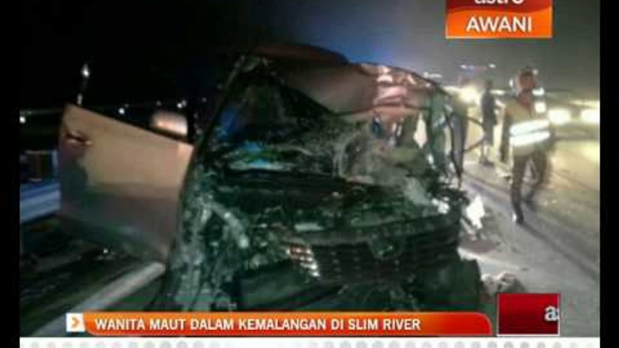 Wanita maut dalam kemalangan di Slim River