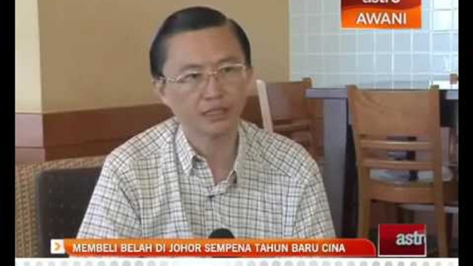 Membeli di Johor sempena Tahun Baru Cina