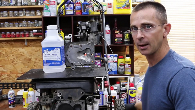 Will a Gas Engine Run on Paint Thinner?  Let's find out!