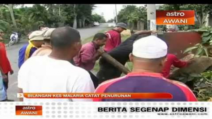 Bilangan kes malaria catat penurunan