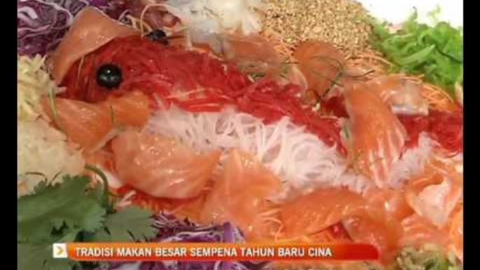 Tradisi makan besar sempena Tahun Baru Cina