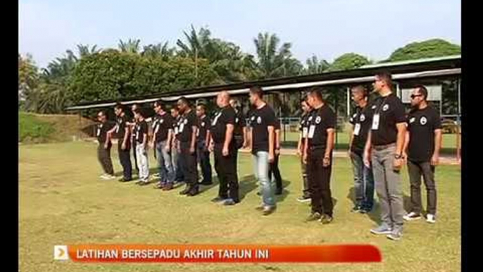 Latihan bersepadu pengawal peribadi bersenjata akhir tahun ini