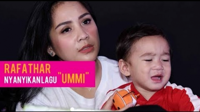 Rafathar Nyanyikan Lagu Ummi, Nagita Slavina Akan Mengarahkan Jadi Penyanyi?