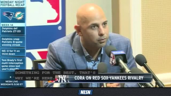 NESN Sports Today: Aaron Boone And Alex Cora Speak On Red Sox - Yankees Rivalry