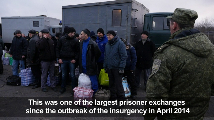 Ukrainian and pro-Russian rebels in mass prisoner swap (2)