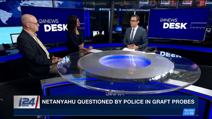 i24NEWS DESK | Netanyahu questioned by Police in graft probes | Friday, December 15th 2017