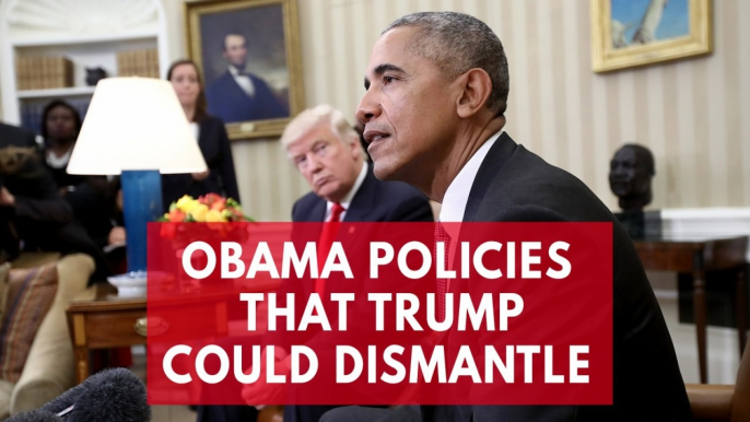 Obama policies that President Trump could dismantle in 2018