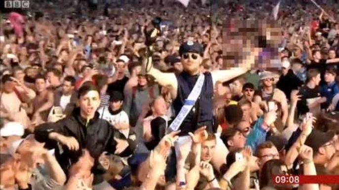 BBC Accidentally Broadcasts Video Of Man Waving Sex Toy In A Festival