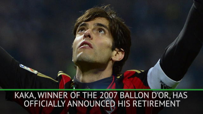 Brazilian legend Kaka retires from football