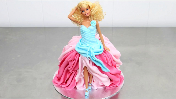 How To Make a BARBIE FASHIONISTA Doll Cake!!! Cake Decorating by Cakes StepbyStep-Xium61g7TVE