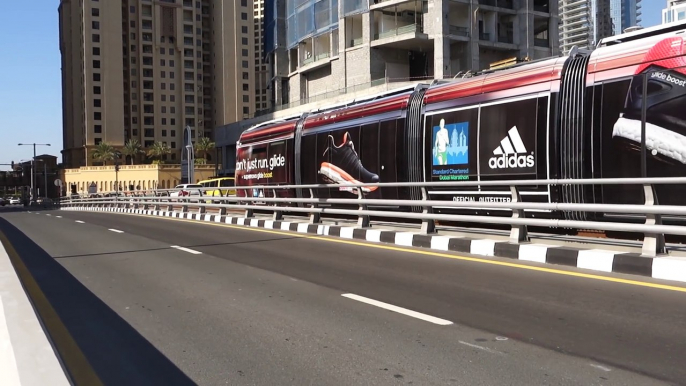 Al Sufouh Tram, Dubai, January 2015 - dailymotion