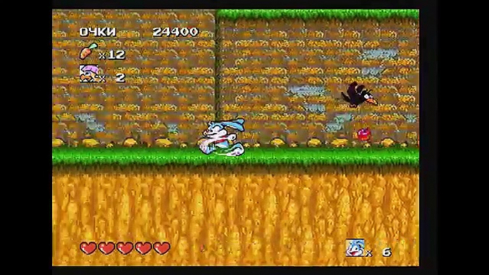 Tiny Toon Adventures: Busters Hidden Treasure Прохождение (Sega Rus)