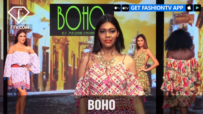 Boho by Meghna Patankar at India Beach Fashion Week 'Colour me happy ' Collection | FashionTV | FTV