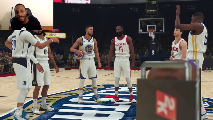The Flash vs Stephen Curry, Kevin Durant, James Harden & Seth Curry in the 3 Point Contest! NBA2K18