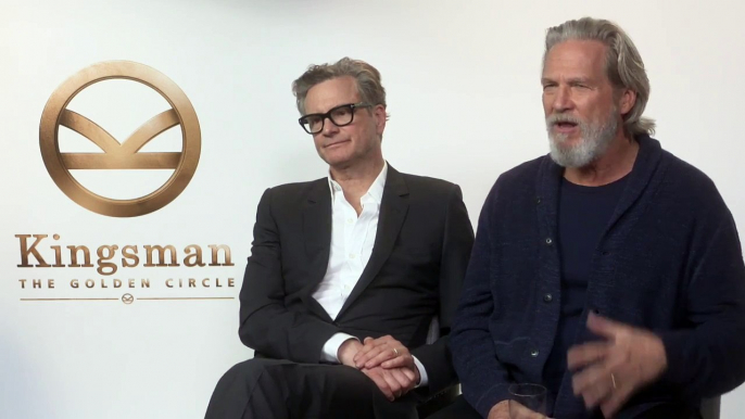 Colin Firth and Jeff Bridges talk the BOOZE in KINGSMAN THE GOLDEN CIRCLE