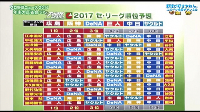 プロ野球ニュース ⚾️《年末特集》豪華解説 2017年 セ・リーグ総決算 / プロ野球 / プロ野球 ハイライト