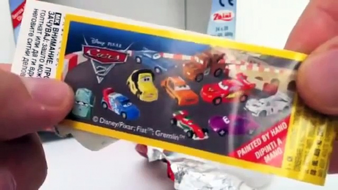 Cars 2 Surprise Eggs Unboxing Disney Pixar toy gift - Kinder sorpresa huevo juguete regalo Cars-2 , Cartoons animated movies 2018