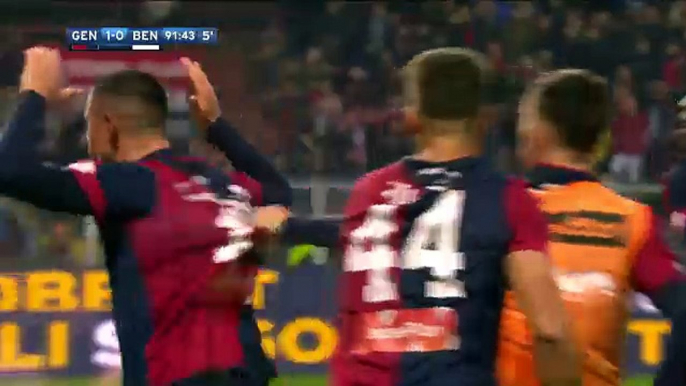 Gianluca Lapadula Goal HD Genoa 1:0 Benevento 23.12.2017