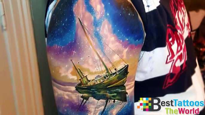 Designs Boat Tattoos For Men & Women _ Ship Tattoos For Men & Women-MdTHiTJpfFA