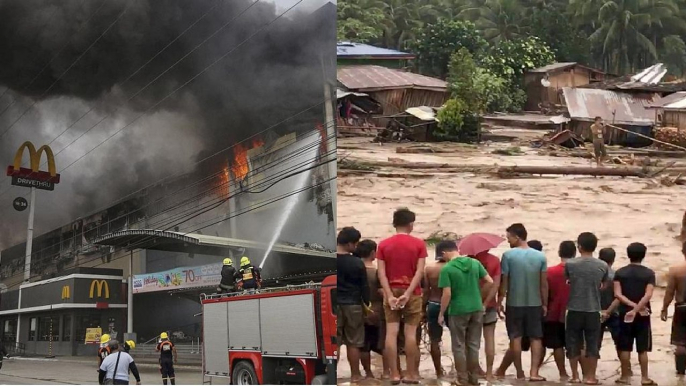 Fogo e inundações matam mais de 200 pessoas nas Filipinas