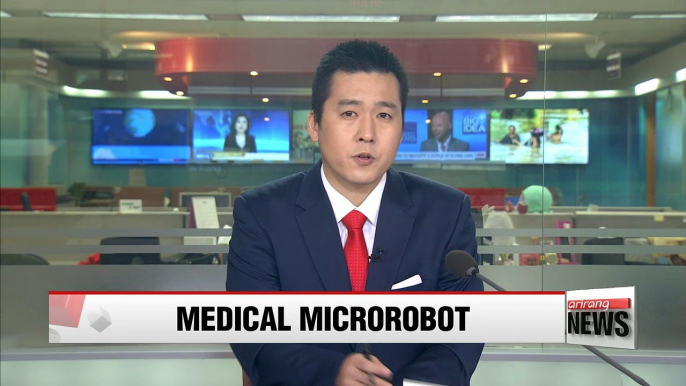 Korean researchers develop stem cell microrobot for medical use