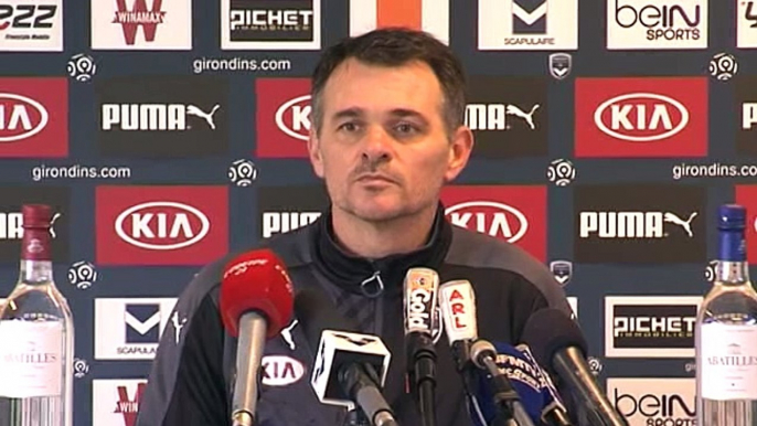 Conférence Willy Sagnol avant Bordeaux/Saint Etienne par Girondins