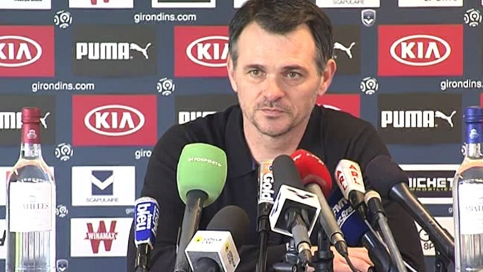 Conférence Willy Sagnol avant Bordeaux Ajaccio par Girondins