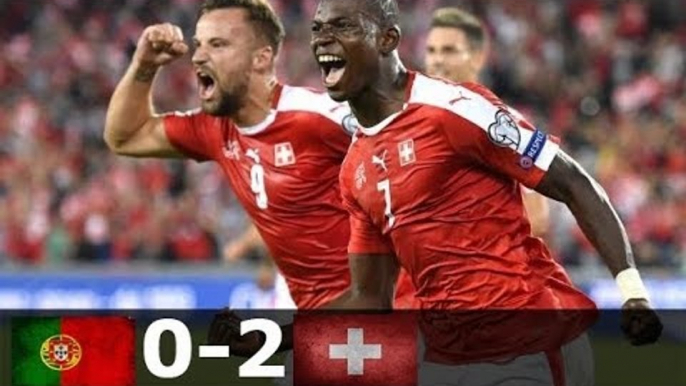 Portugal vs Switzerland 0-2 All Goals & Highlights (WC Qualifiers) 06/09/2016