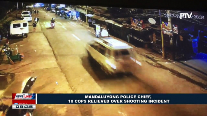 Mandaluyong police chief, 10 cops relieved over shooting incident